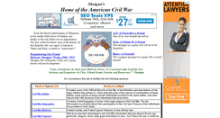 Desktop Screenshot of civilwarhome.com